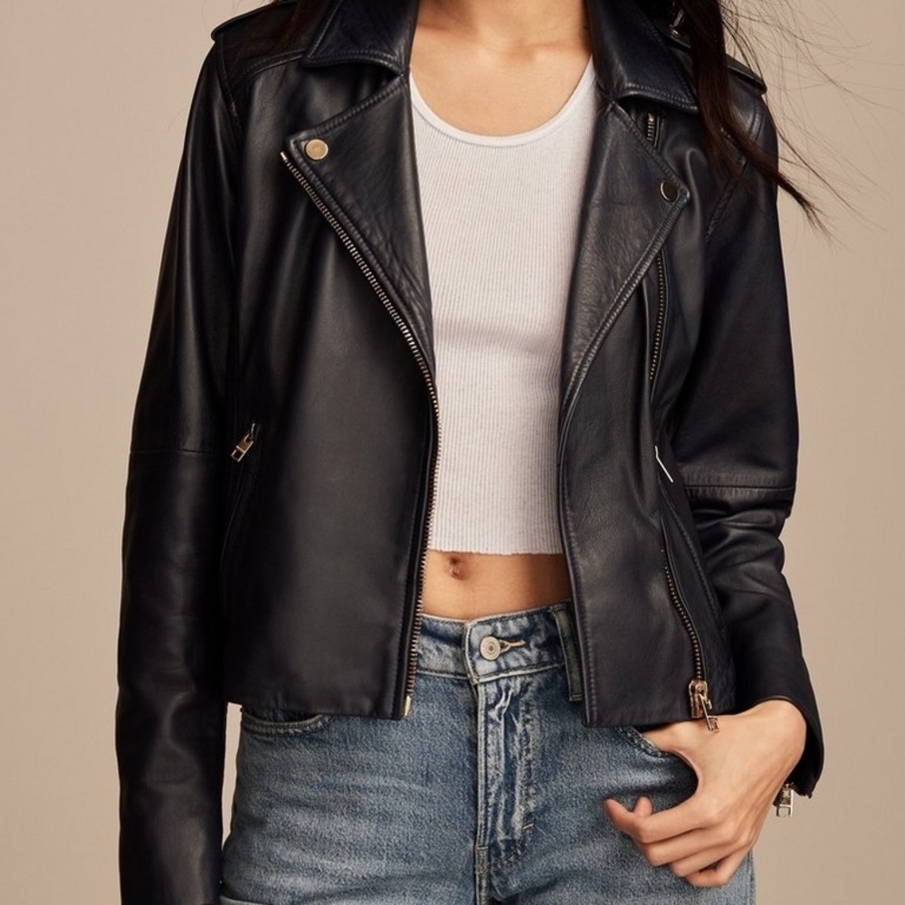 Leather moto jacket BRAND NEW